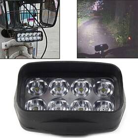 Newyoutube 550734790369 1 Pcs Motorcycle Headlight Spot Fog Light 8-led Headlamp 12v For Car Utv Atv
