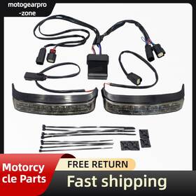 Nobrand Hl07-sg-1420b Complete Smoked Tail Light Assembly - Direct Fit For Harley Touring