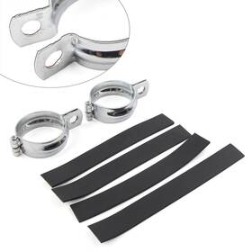 Nomura 310002341972 Pair Motorcycle Front Fork Clamp Turn Signal Light Mount Bracket Holder 42-51mm