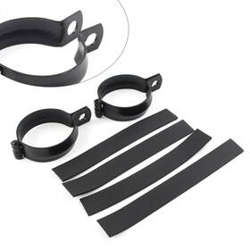 Nomura 550716733568 1 Pair Motorcycle Metal Front Fork Clamp Turn Signal Light Mount Bracket Holder