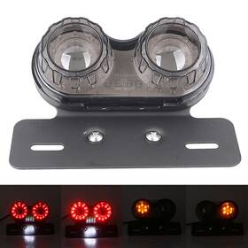 Oginodaisukeusa 550715293650 License Plate Led Brake Tail Turn Signal Lamp Integrated Light Smoke Lens Cover