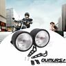 Om-2166hl02705-3 Oumurs Twin Front Headlights With Bracket For Harley Dual Sport