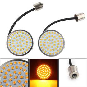 Onegogogo 136789224549 2 Inch Style Led 1156 Turn Signal Inserts For Harley Sportster Xl883 1200