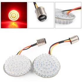 Onlyoneeusa 550743543048 1157 Style Led Turn Signal Red Light Lamp Fit For Harley Touring Road Glide