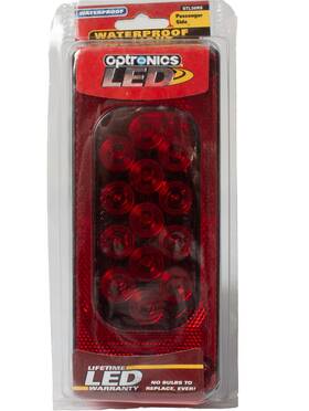 Optronics Stl-36rs Led Tail Light Waterproof Fits Marine Trailer Application Part Stl36rs