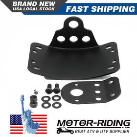 Oumurs B1390060001p Motorcycle License Plate Bracket Side Mount For Harley Choppers Bobber Cruiser