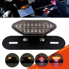 Oumurs Mppunooo1oo23-sm-2 Motorcycle Led Turn Signals Brake Light License Plate Integrated Tail Usa