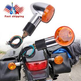 Oumurs Mr-72un0014o-a 1 Pair Motorcycle Turn Signals Lights For Honda Shadow Spirit Aero Ace 750 1100