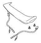 Part Honda Goldwing Trunk 2008 2006 08f64-mca-111c 08f64-mca-111c. Spoiler Rear Gl1800