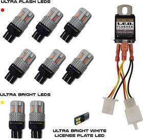 Pathfinder Led G18rpe Rear Conversion Kit With Ultra Flash Bulbs For Honda Goldwing