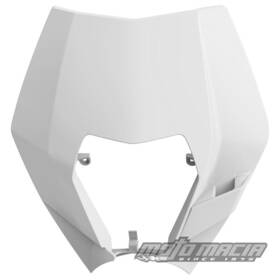 Polisport 8666700002 Headlight Mask Ktm White 350 Exc-f 500 Xcf-w 250 Xc-w