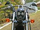 Powder Black Matte - Coated Skull Headlight