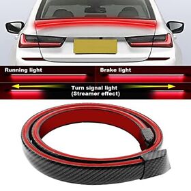 Rear Wing Led Light Bar 130cm Flexible Car Tail Strip Kits
