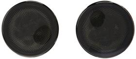 Recon 810614011374 264134bk Front Turn Signals With Amber Led