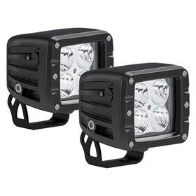Retrac Mirrors 391252 2 Inch Square Spot Beam Led Lights