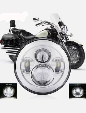 Ridroid Vpled7y11-1 7 Inch Led Headlight Projector For Most Harley Motorcycles Yamaha Jeep Wrangler