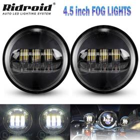 Ridroid Wd00004 2pcs 4.5 Inch Led Passing Lights 4-1/2 Driving Fog Auxiliary Spot