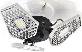 Risk Racing 00342-2 Trilight Motion Activated Garage Ceiling Light Black