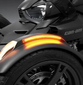 Show Chrome 41-187a Slayer Fender Lights For Can-am Spyder/ Ryker
