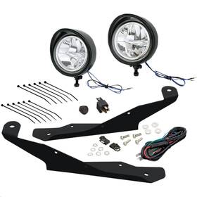 Show Chrome 41-402bk 3-1/2 Inch Focus Driving Light Kit