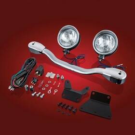 Show Chrome 725378970655 63-205 Elliptical Driving Light Kit - 3 1/2 Inch Diameter