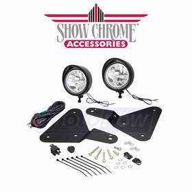 Show Chrome Mn/0mkf Focus Lower Driving Lights For 2015-2018 Can-am Spyder F3 Se6 - Iv