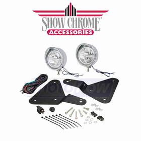 Show Chrome Mn/a5sh Focus Lower Driving Lights For 2015-2017 Can-am Spyder F3 Sm6 - Dz
