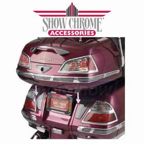 Show Chrome Mn/zm76 Led Saddlebag Molding Insert Kit For 2001-2005 Honda Gl1800 Gold Ty
