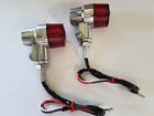 Sig-002-chr Opc Retro Turn Signal Set With Polished Housing And Red