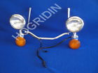 Signal Lamps Lights Light Harley Front Lightbar Bar Turn Softail Signals