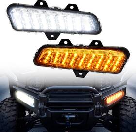 Slorimod 030109 Led Front Bumper Lights For Polaris Ranger Xd 1500/crew 2024-2025 Yellow