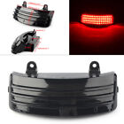 Smoke Tri-bar Led Rear Tail Light Fender Tip Light Fits Harley Road Street Glide