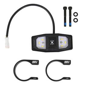 Ssv Works Udlm-185 Led Dome Light With Cage Clamps Ring Style 1.85 Inch