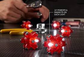 Stkr 00141 Magnetic Light Mine- Magnetized Mini Lights 5 Pack