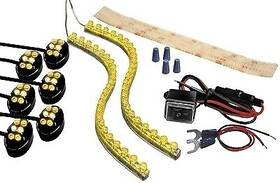 Street Fx 1044664 Proflex Kit - Led Accent Electropods Yellow / Black