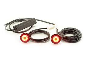 Ehaw92 Strobes N More E92 Dual Head Hide Away Led Kit-amber 28 Patterns-next Gen Leds