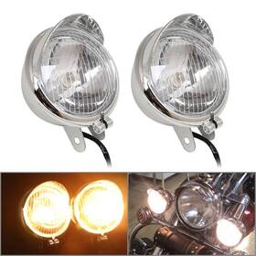 Successsss 331234340502 Passing Fog Lights Lamps For Kawasaki Vulcan Vn 800 900 1500 1600 1700 2000 Pair