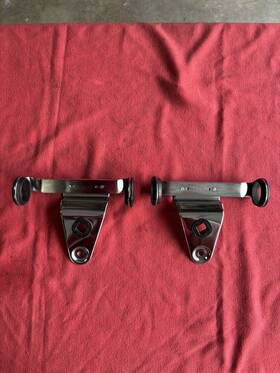 Suzuki 51540-49400 1982 Gs1100g Headlight Ears/brackets Right And Left Side With Grommets