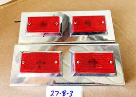 Taylor Mate Nl-502 Set Of 2- Vintage Double Light Bar Harley Davidson