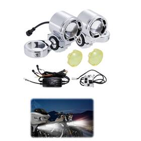 Tigersgate Tigst005 Fork Auxiliary Lights Fog Led Driving Light For Harley Honda 41 Mm 72w