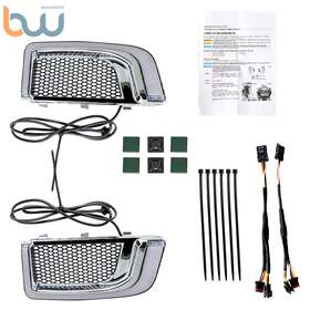Tinvhy Bw611660th For 2014-2020 Touring Glide Led Fairing Lower Grill Turn Signal Running Light
