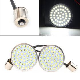 Tktkparts 550755553417 Turn Signals White Led Light Bulb 48 Insert For Bobber Chopper Us