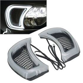 Tktkparts 612345247257 Tracer Headlight Vent Accent Led Indicator Lights For Harley Road Glide 2015