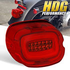 Tl-hrd-536-rdcl-218-u8 Hdg Performance For Harley Davidson Cvo Tombstone Motorcycle Red Led