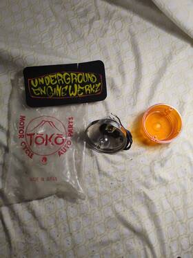 Toko 237-1052 Vintage Motorcycle Signal Light P/n Turn Nos