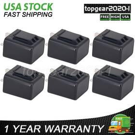 Topgear2020-1 617592527688 6pcs 2-pin Adjustable Led Flasher Relay 12 Vturn Signal Blinker Light Motorcycle