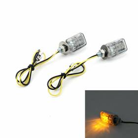 Topteng Ts-008-chrome Led Chrome Micro Mini Tiny Small Indicators Turn Signal Motorcycle Motorbike Usa
