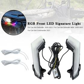 Topteng Ts-224-rgb Rgb Front Led Signature Light For Can-am Commander Defender Max 2020-2023 T9