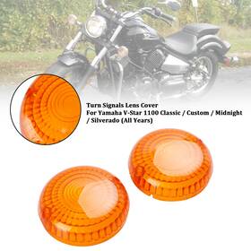 Topteng Ts-244-amber Front/rear Turn Signals Lens Cover For Yamaha V-star1100 Xvs650 Amber T9