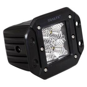 Trailfx 2x2cffmpr Flush Mount 3 Inch 2x20w Cube Flood Beam Led Lights